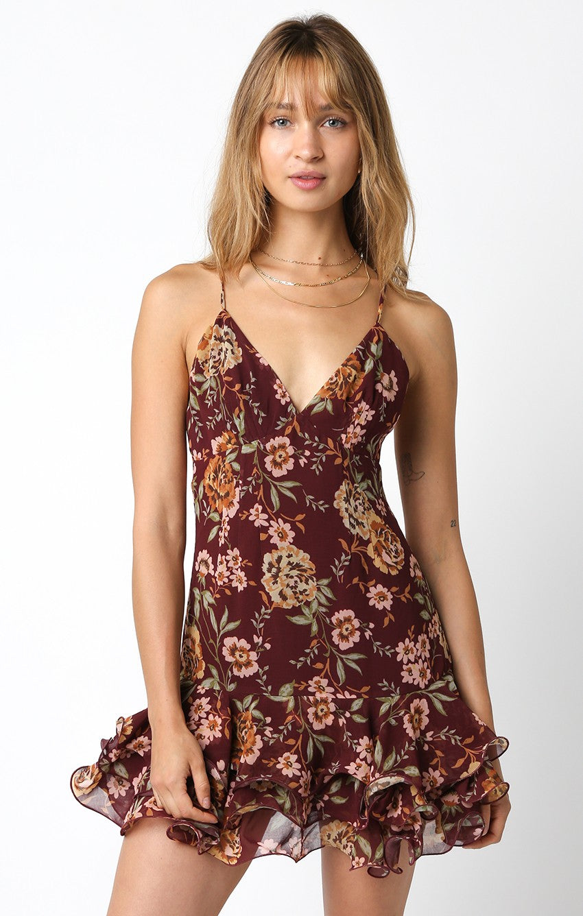 Harvest Bloom Mini Dress